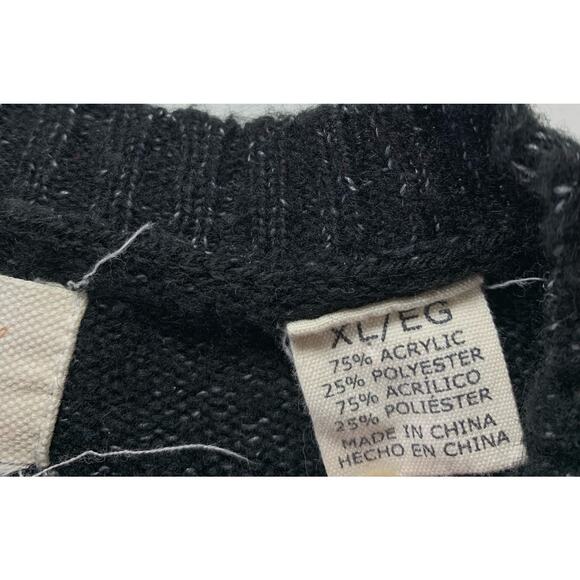 Weatherproof Vintage Faire Isle sweater gray and red size xl - Picture 4 of 4